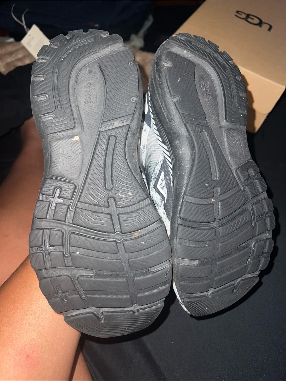 Brooks Black and White Knit Performance Runners - Picture 3 of 3